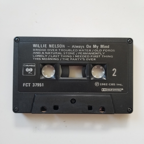 Willie Nelson 'Always On My Mind' Cassette With Hype Sticker Attached 🎵3/$15 - Picture 6 of 8
